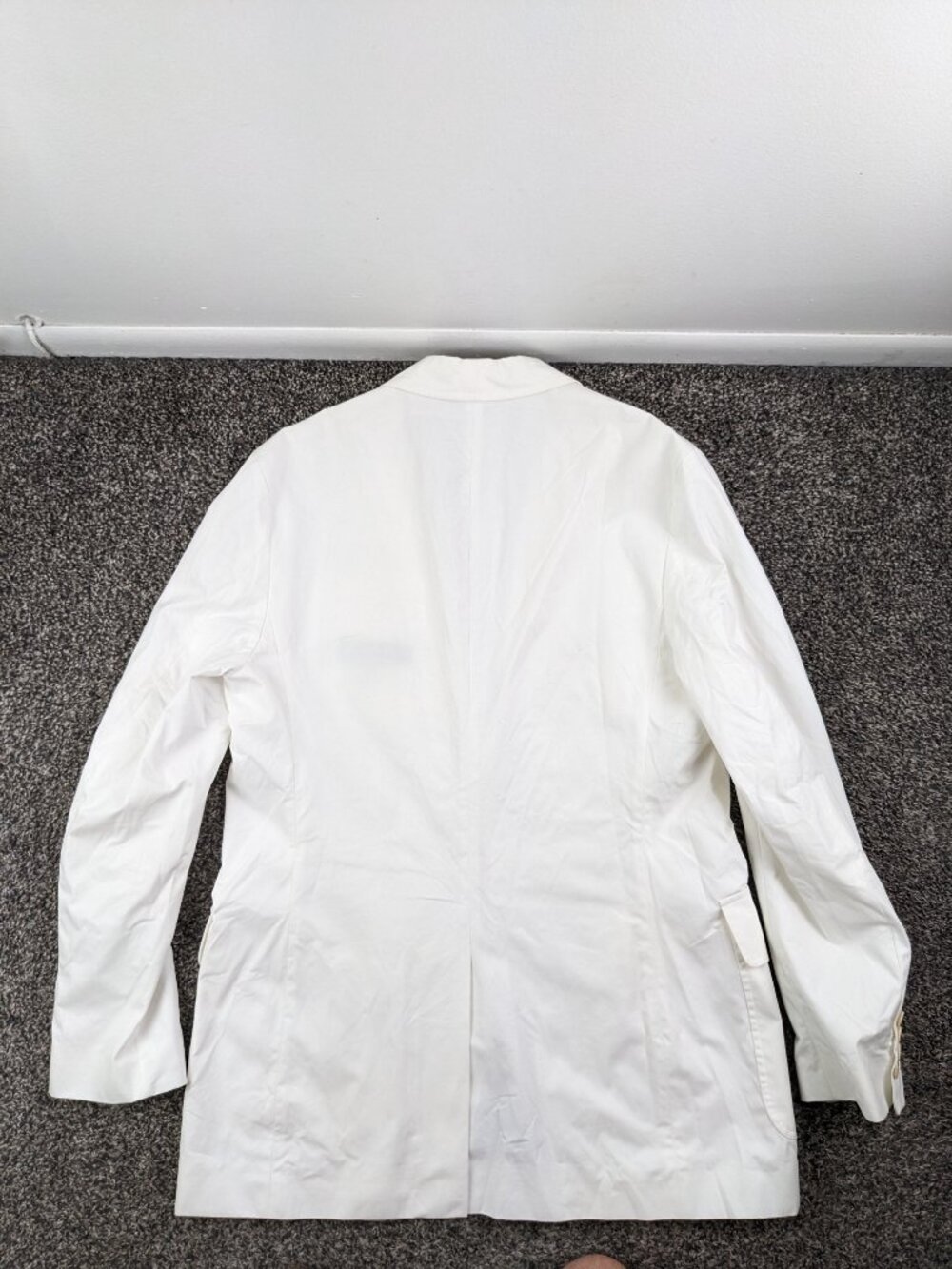 Vintage Polo Ralph Lauren Unstructured Cotton Sport Coat White Mens Medium 40R - Picture 11 of 14